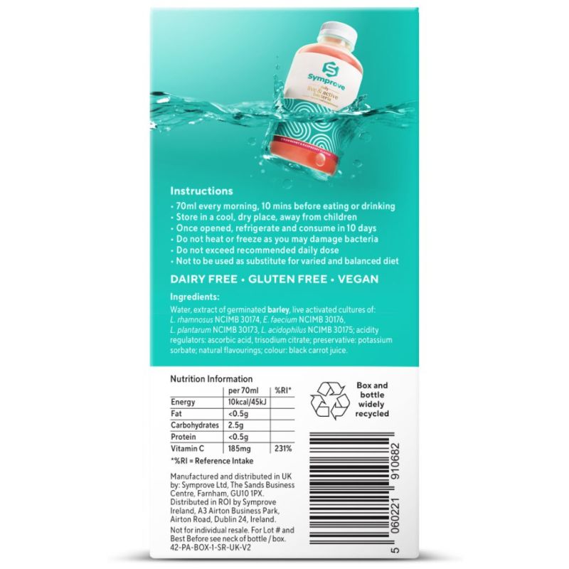 Symprove Strawberry and Raspberry – 1 week pack - 500ml