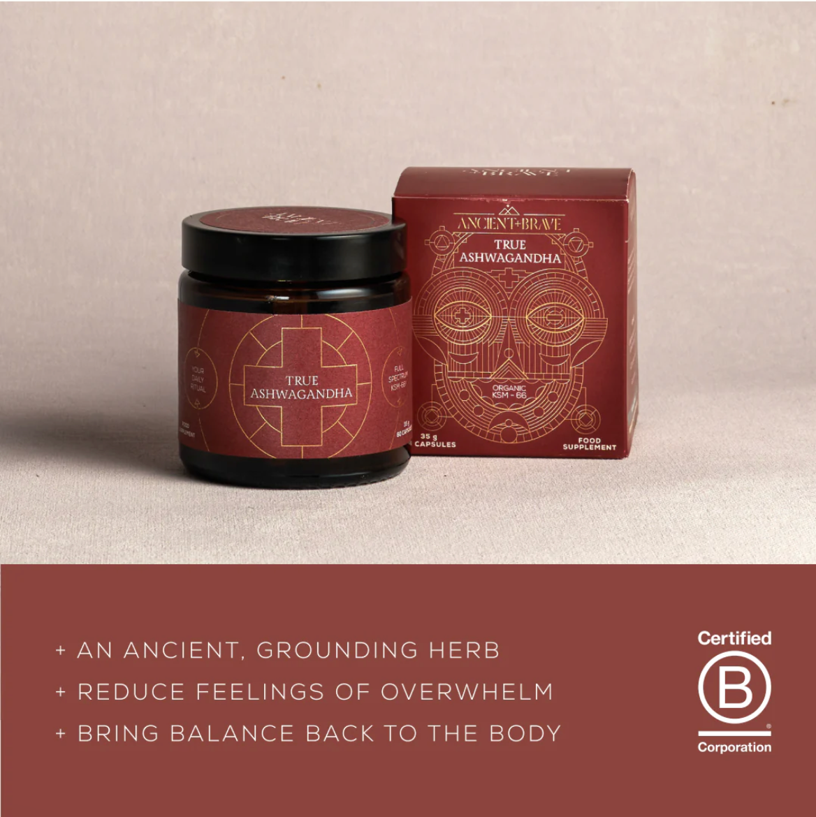 Ancient + Brave True Ashwagandha